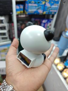Solar-Powered Dancing Panda Bobblehead for Car Dashboard &AMP;AMP; Desk