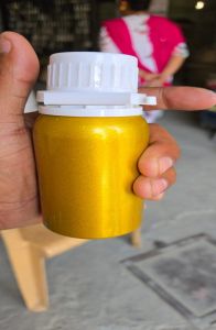 Golden Anodized Aluminum Bottle