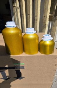 Golden Anodized Aluminum Bottle