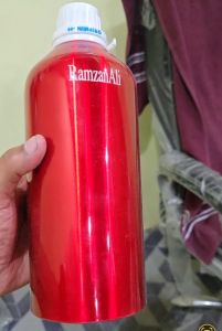 Polished Red Aluminium Bottle