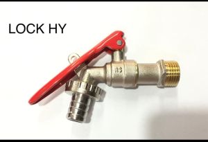 Brass Locking Nozzle Cock