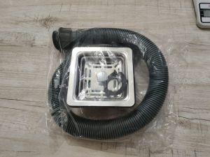 SS Square Floor Drain Hose Set