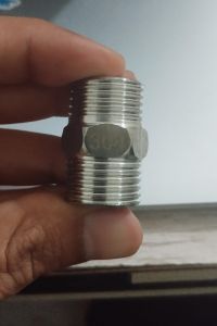 SS Hex Threaded Nipple Connector