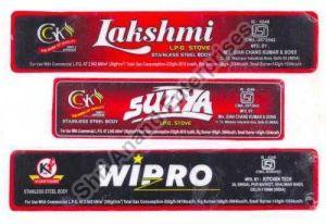 Lpg Gas Stove Stickers