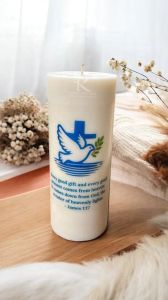 Soy Wax Baptism Candle