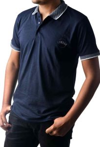 Mens Blue Polo T Shirt