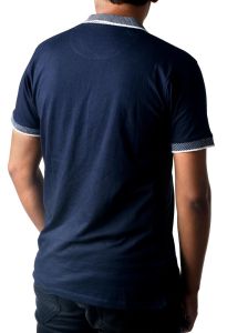 Mens Blue Polo T Shirt