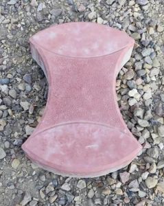 60mm Red Damru Concrete Paver Blocks