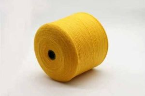 1 Ply Yellow Open End Recycle Yarn