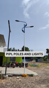 Decorative Double Arm Street Light Pole