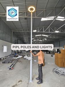 Garden Top Ring Light Pole