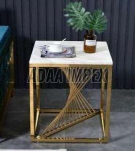 Golden Fan Frame Side Table