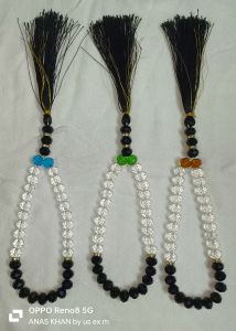 round glass beads tasbih