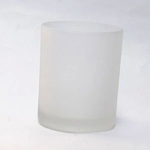 200 Ml Frosted Glass Candle Jar
