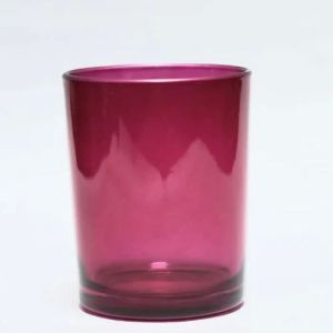 250 Ml Multicolor Glass Candle Jar