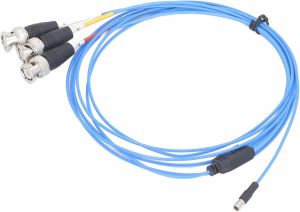 4Pin To 3 Bnc PCB Triaxial Accelerometer Cable