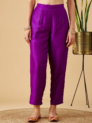 Ladies Chinon Viscose Embroidered Kurta, Pant and Dupatta Set