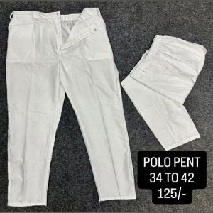 Mens Cotton Polo Pant