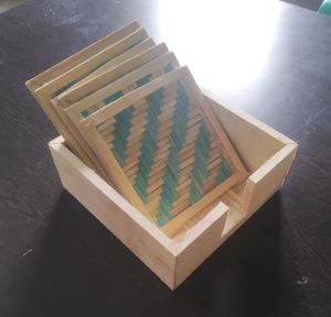 Bamboo Scratch Free Tableware Coaster Set