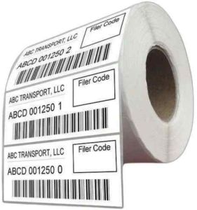 Printed Barcode Label Rolls