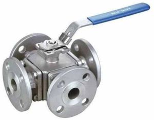 4 Way Stainless Steel Ball Valve