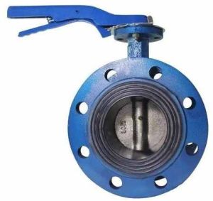 Cast Steel Double Flanged Butterfly Valve