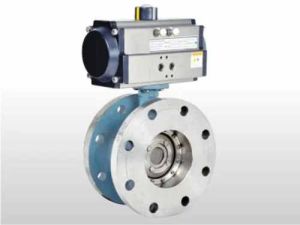 Pneumatic Double Flange Butterfly Valve