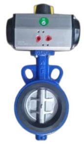 Pneumatic Wafer Type Butterfly Valve