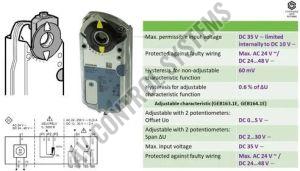 Siemens Aluminium Rotary Damper Actuator