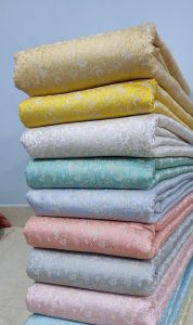 Printed Handloom Silk Fabric