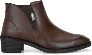 Mens Brown Chelsea Hybrid Lace-Up Boots