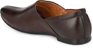 Mens Brown Nagra Sleek Edge Slip-On Shoes