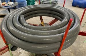 Grey PVC Suction Hose Pipe