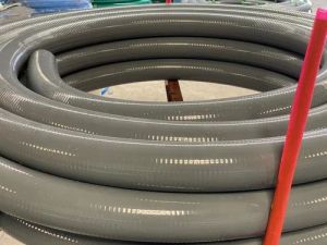 Grey PVC Suction Hose Pipe