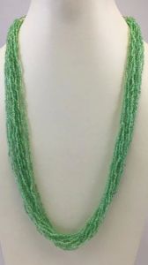 NK 11000 Green Beaded Necklace