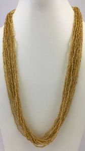 Golden Beaded Necklace