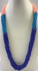 NK 11409E Multicolor Beaded Necklace