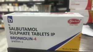 Bronkolin Salbutamol Sulphate 4mg Tablets