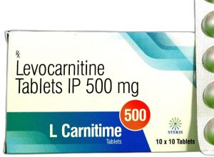 L Carnitime 500mg Levocarnitine Tablets