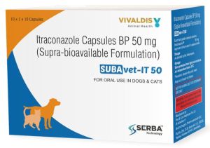 Subavet IT Itraconazole 50mg Capsules