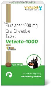 Vetecto 1000mg Oral Chewable Tablet