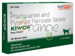 Kiwof Praziquantel Pyrantel Pamoate Tablets