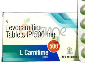 L Carnitime 500mg Levocarnitine Tablets