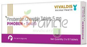 Pimoben Solo 5mg Chewable Tablets