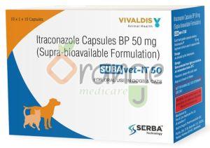 Subavet IT Itraconazole 50mg Capsules