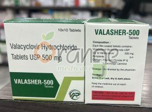 Valasher 500mg Valacyclovir Hydrochloride Tablets