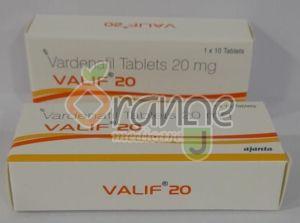 Valif 20mg Vardenafil Tablets