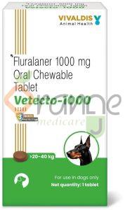 Vetecto 1000mg Oral Chewable Tablet