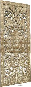 Decorative Mango Floral Carved Accent Wall Panel