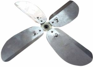 Metallic Stainless Steel Fan Blade
